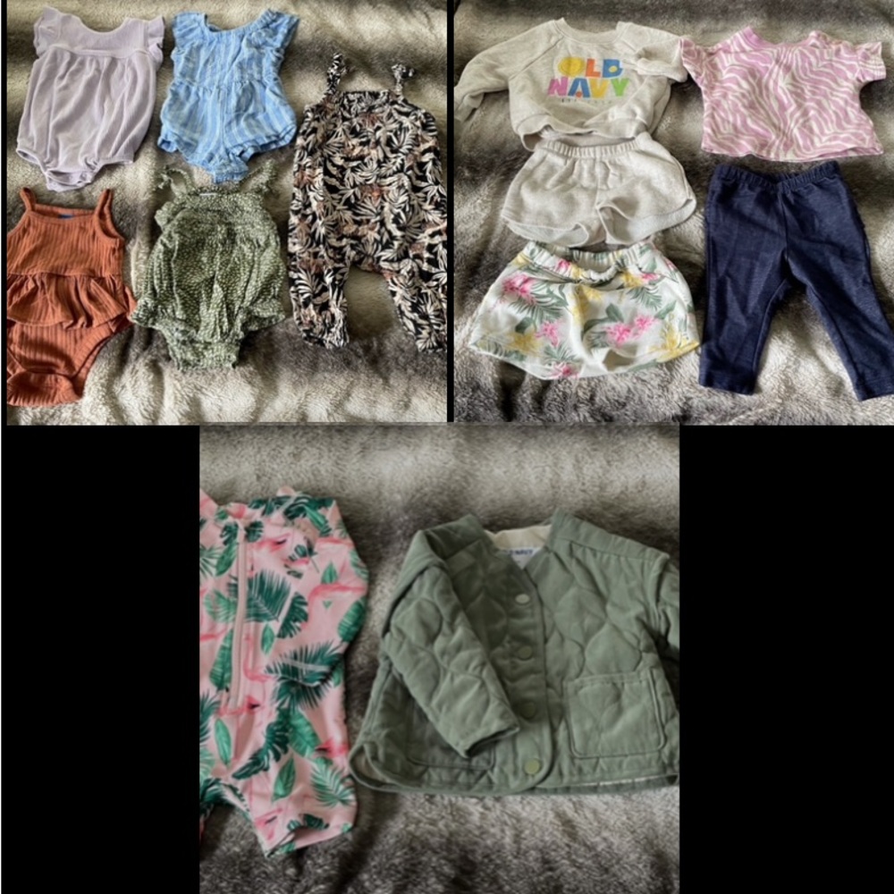 12 Old Navy items 3-6months